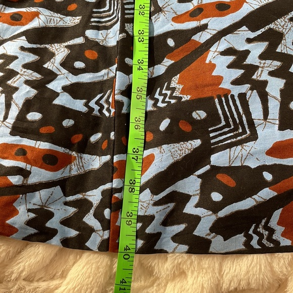 Hand crafted Handmade Jean Dubuffet Inspired Vintage Mermaid Midi Skirt - Picture 6 of 9